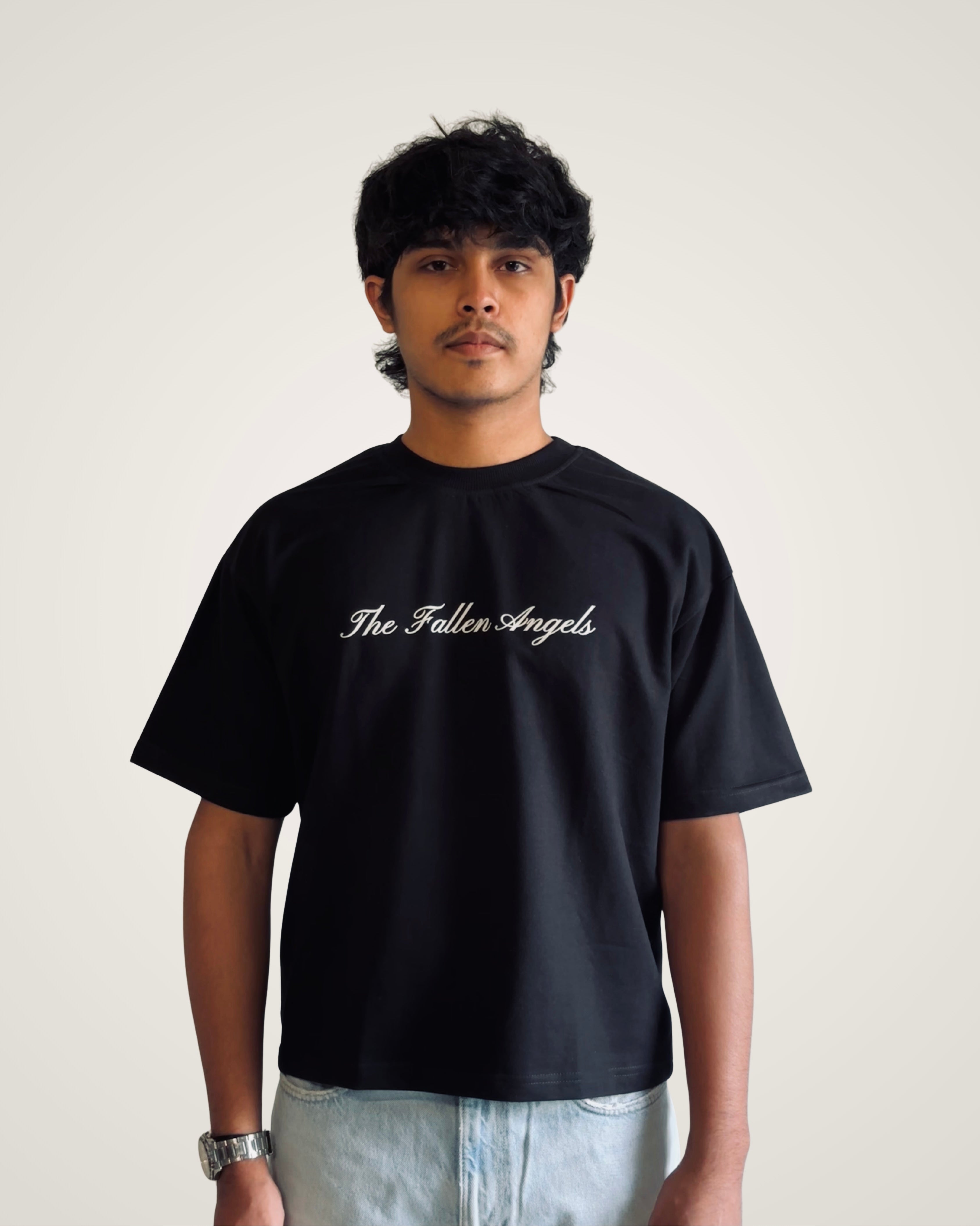 Essential Tee : Black – The Fallen Angels